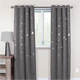 GALAXY Silver Stars Blockout Curtains 2 color