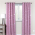GALAXY Silver Stars Blockout Curtains 5 color fabric