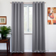SOFITER Blockout Curtains light grey color fabric