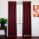 SOFITER Blockout Curtains burgundy color fabric